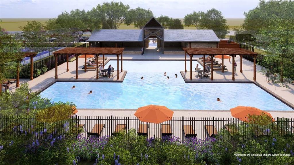 2623 Stowers Street Anna, TX 75409 - Photo 31 of 36 an aerial view of a house with balcony and trees al around