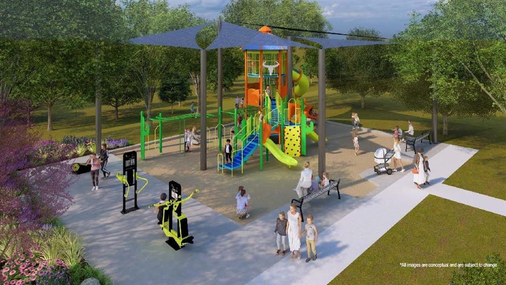 2623 Stowers Street Anna, TX 75409 - Photo 34 of 36 a view of a wooden deck and a yard