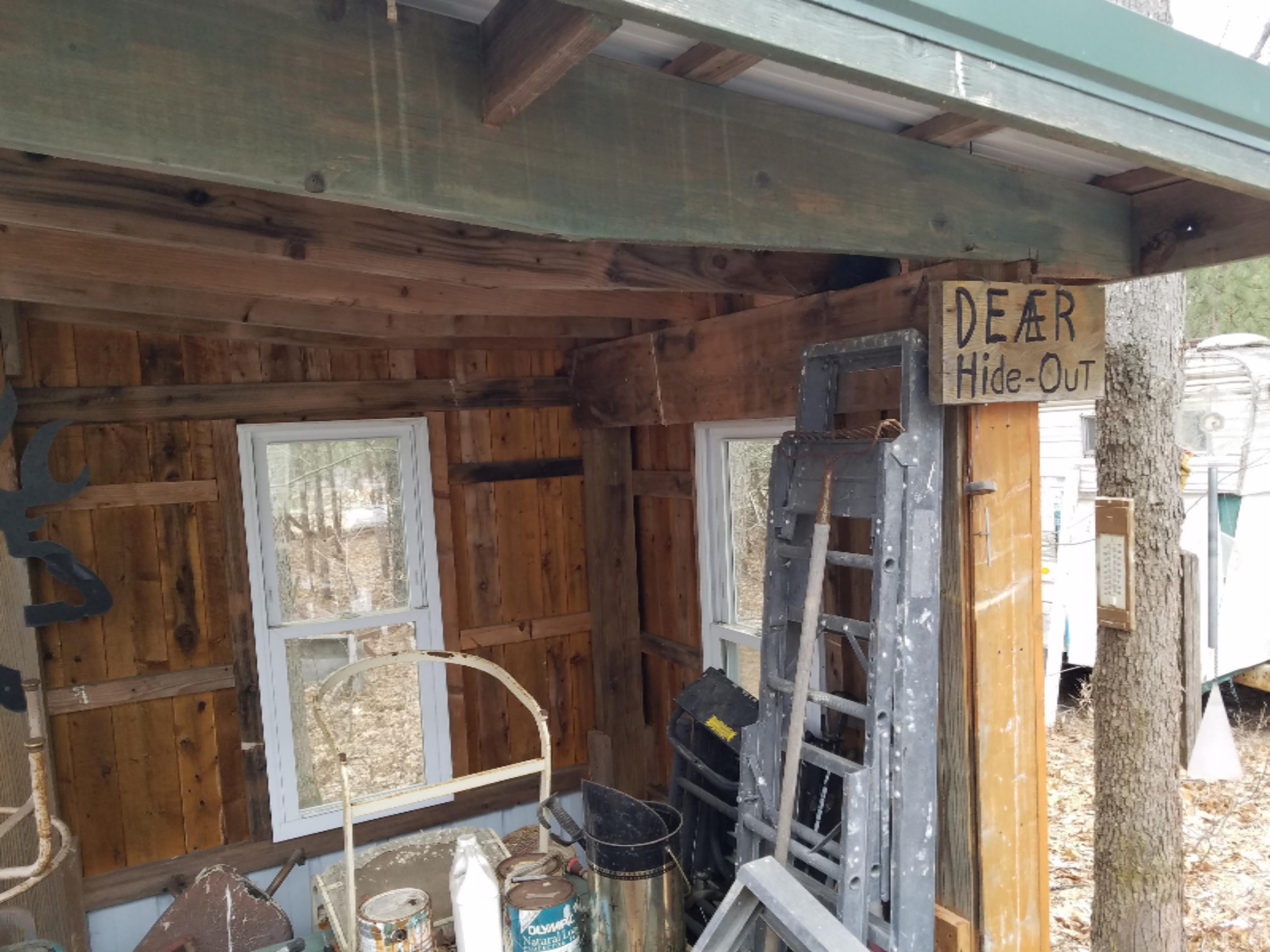 Guenthardt Road Manistee, MI 49660 - Photo 9 of 15 Inside the Lean-to