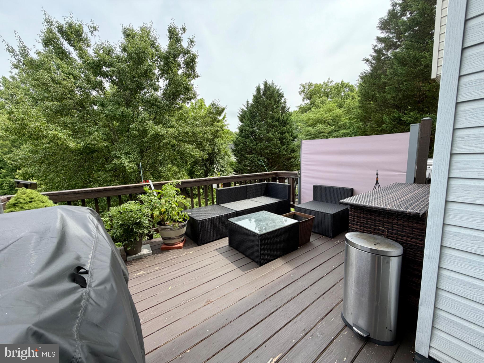 2502 Short Putt Court Crofton, MD 21114 - Photo 10 of 35 Serene deck with lush greenery backdrop.