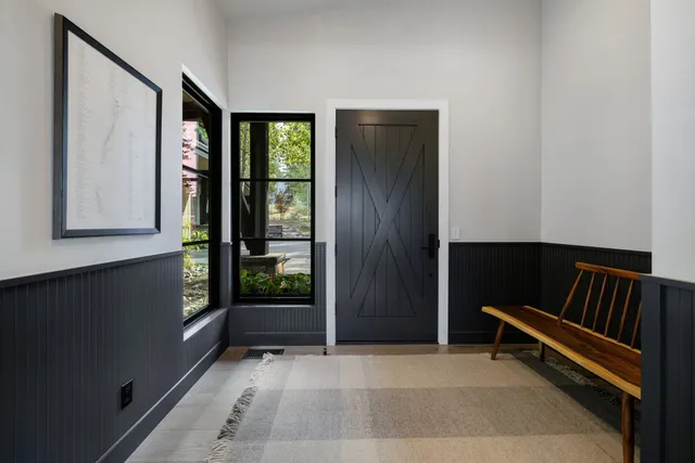 a view of front door with outdoor space