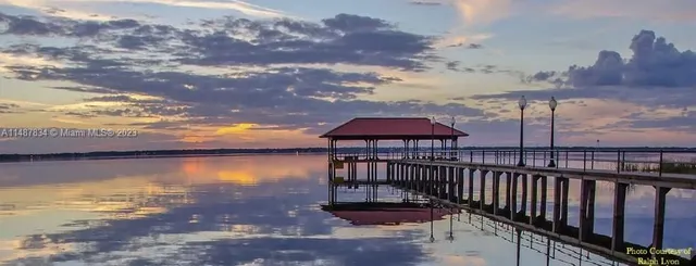 a view of a lake from a balcony