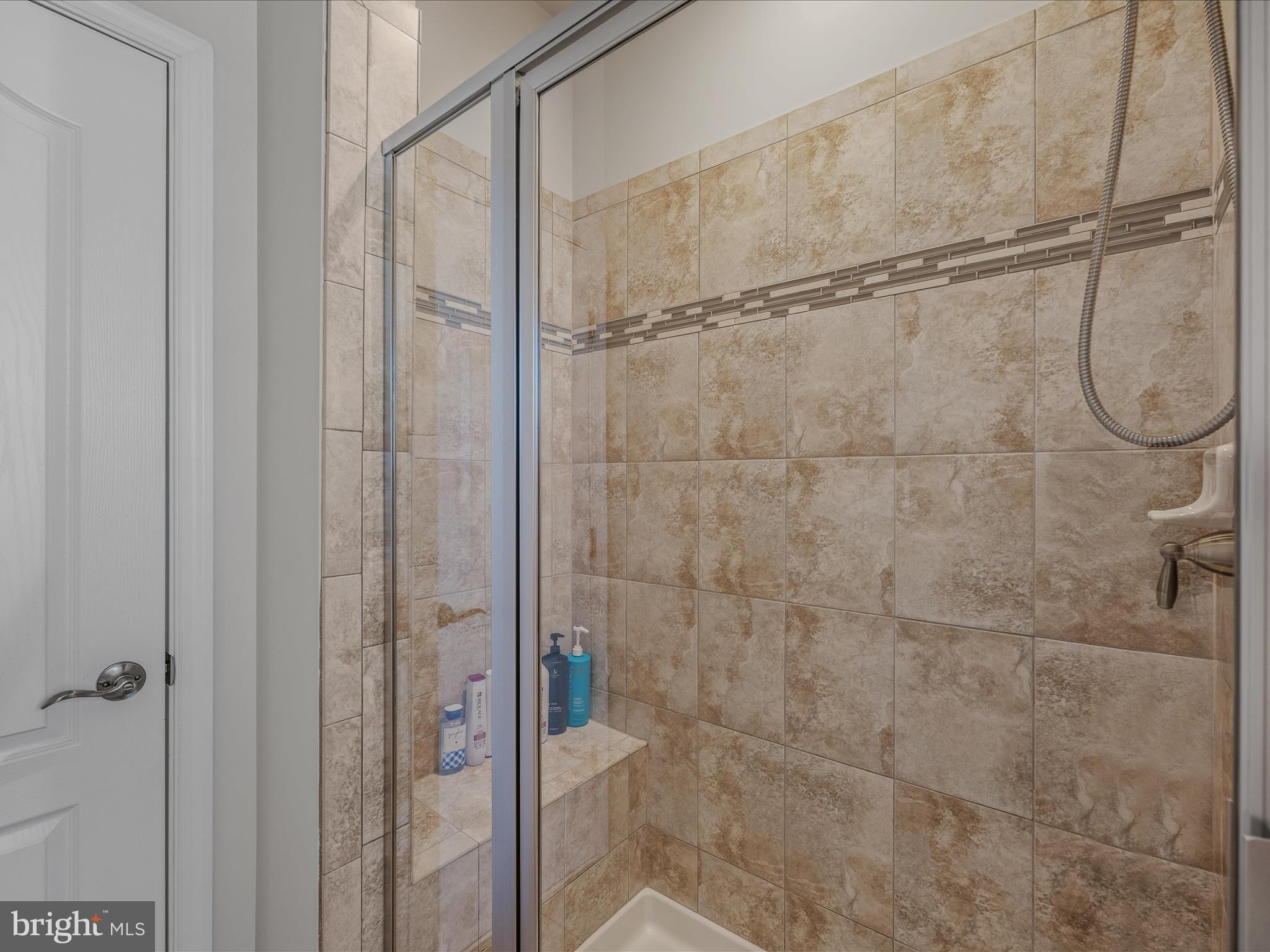 258 Tributary Trail Falling Waters, WV 25419 - Photo 45 of 89 a bathroom with a glass shower door