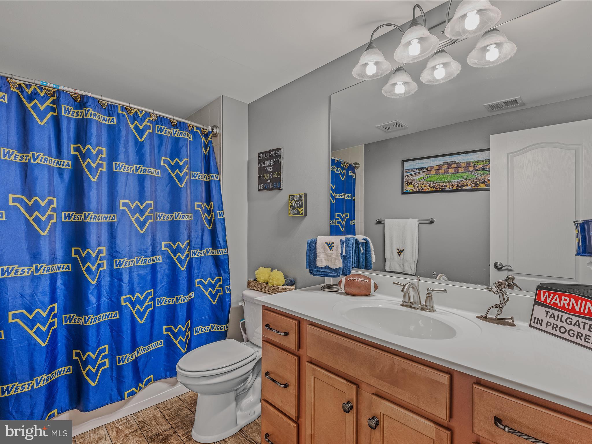 258 Tributary Trail Falling Waters, WV 25419 - Photo 54 of 89 a bathroom with a granite countertop sink and a toilet