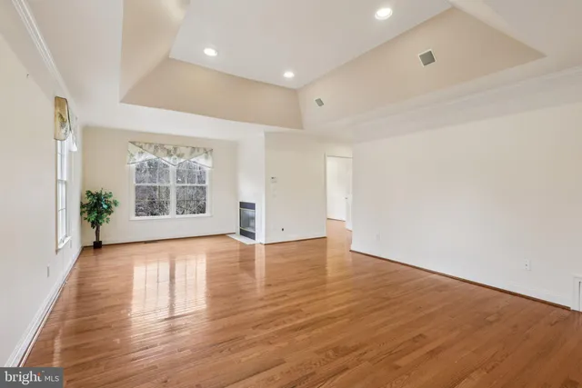 a view of small space with empty racks on the wall