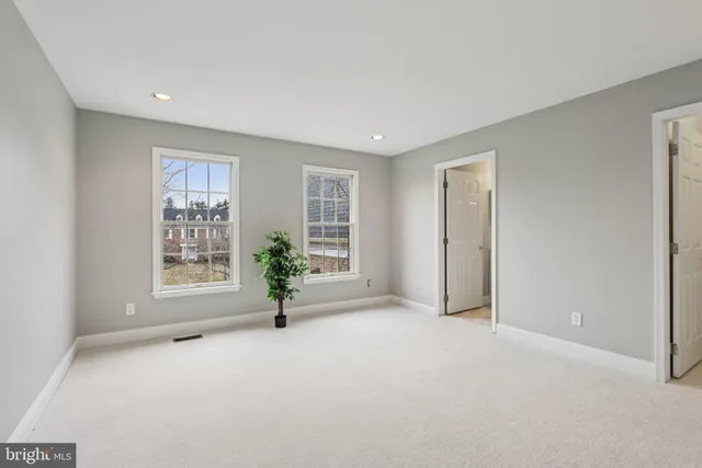 a view of a city with an outdoor space