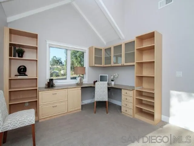 16544 Franzen Farm Road San Diego, CA 92127 - Photo 13 of 25 a view of a workspace with furniture and windows