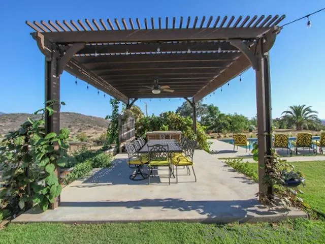 16544 Franzen Farm Road San Diego, CA 92127 - Photo 22 of 25 a view of a porch with garden
