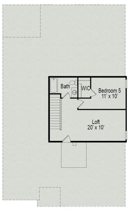 402 Heritage Grv Road Blue Ridge, TX 75424 - Photo 18 of 18 The Davenport II Opt 2nd Floorplan with Bed 5 Bath 3
