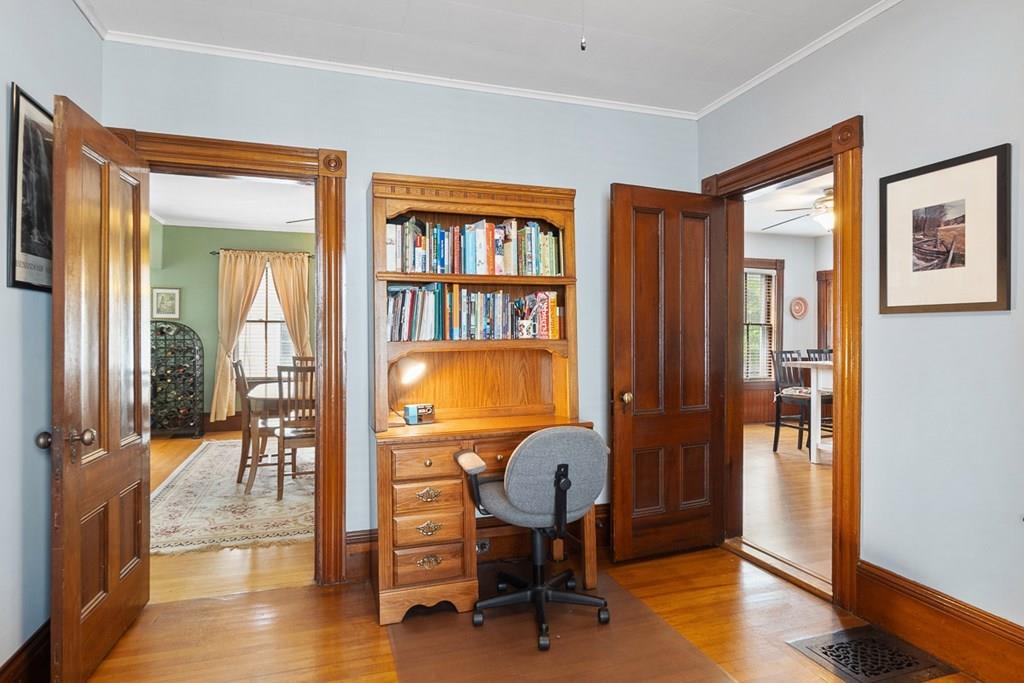 66 Manning Street Hudson, MA 01749 - Photo 13 of 40 a view of a livingroom with furniture and a workspace