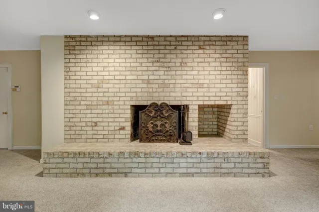 a view of an empty room