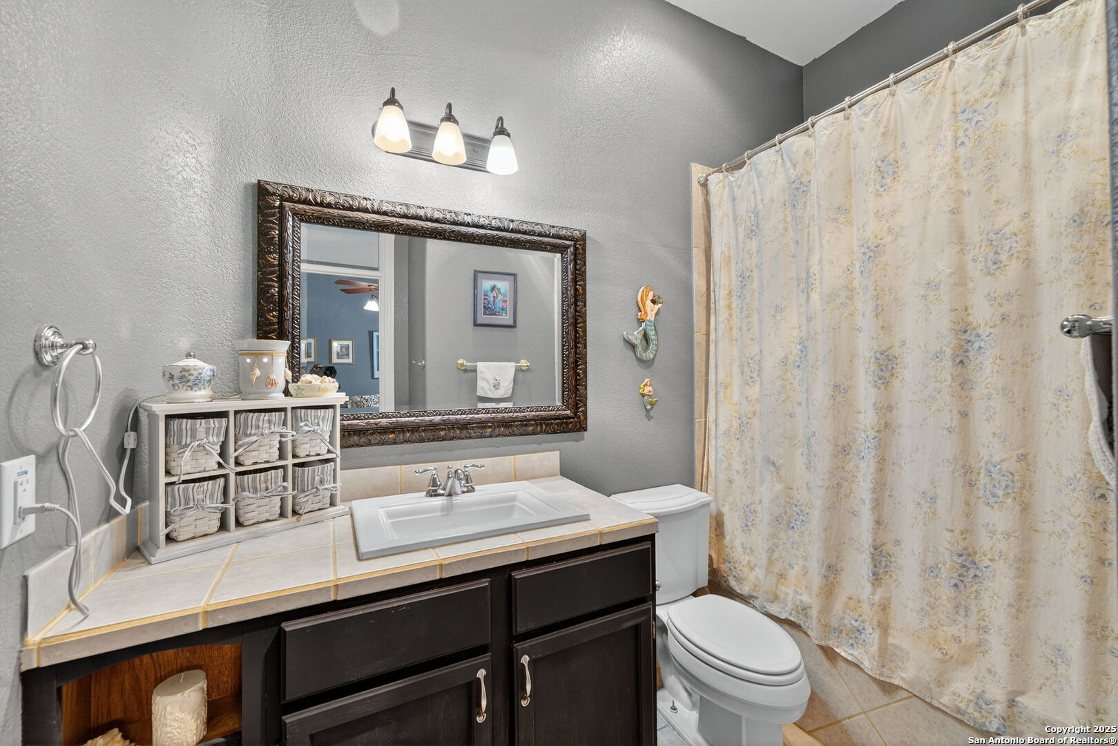 29019 Tivoli Way Fair Oaks Ranch, TX 78015 - Photo 24 of 33 a bathroom with a sink a toilet and a mirror