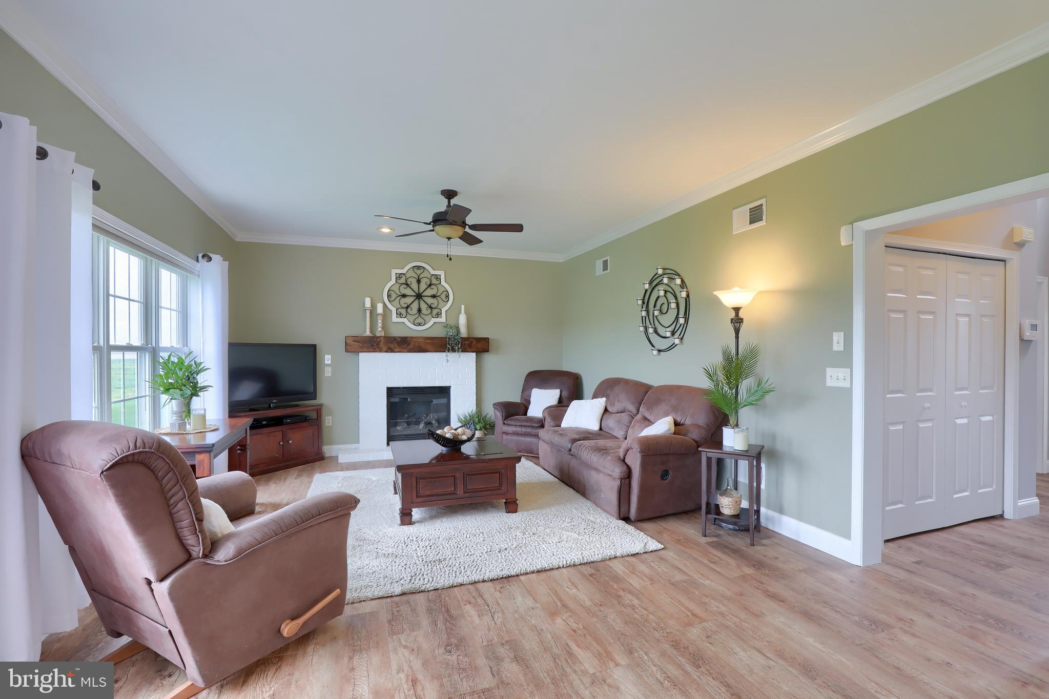 409 Wagonwheel Road Lititz, PA 17543 - Photo 13 of 40 a living room with furniture a fireplace and a window