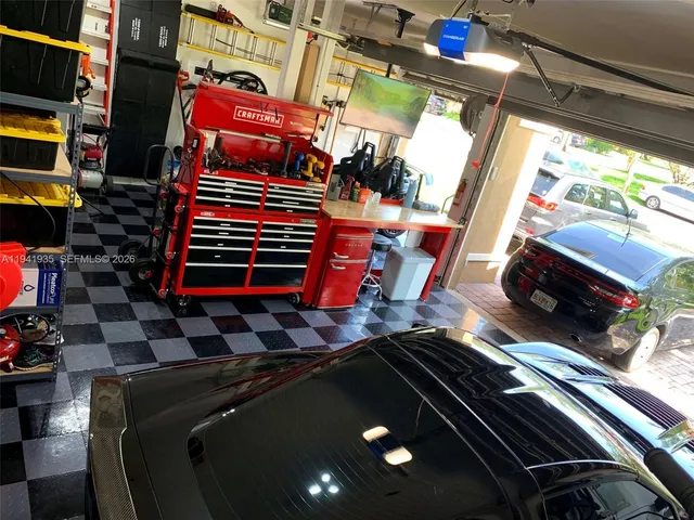 a view of storage and utility room