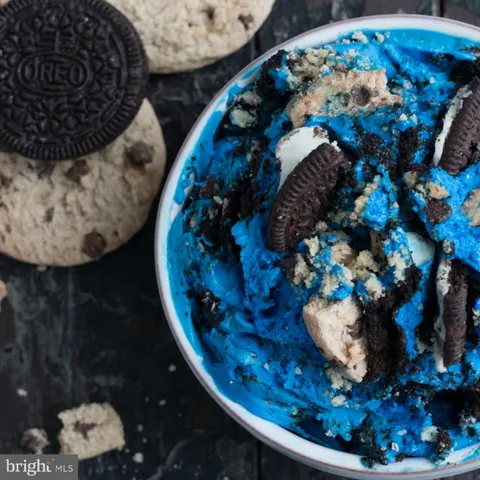 a view of painting on the wall