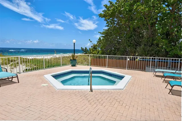 a view of a park with slide