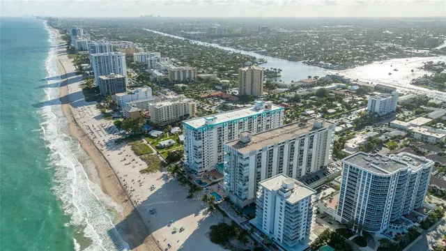 an aerial view of city