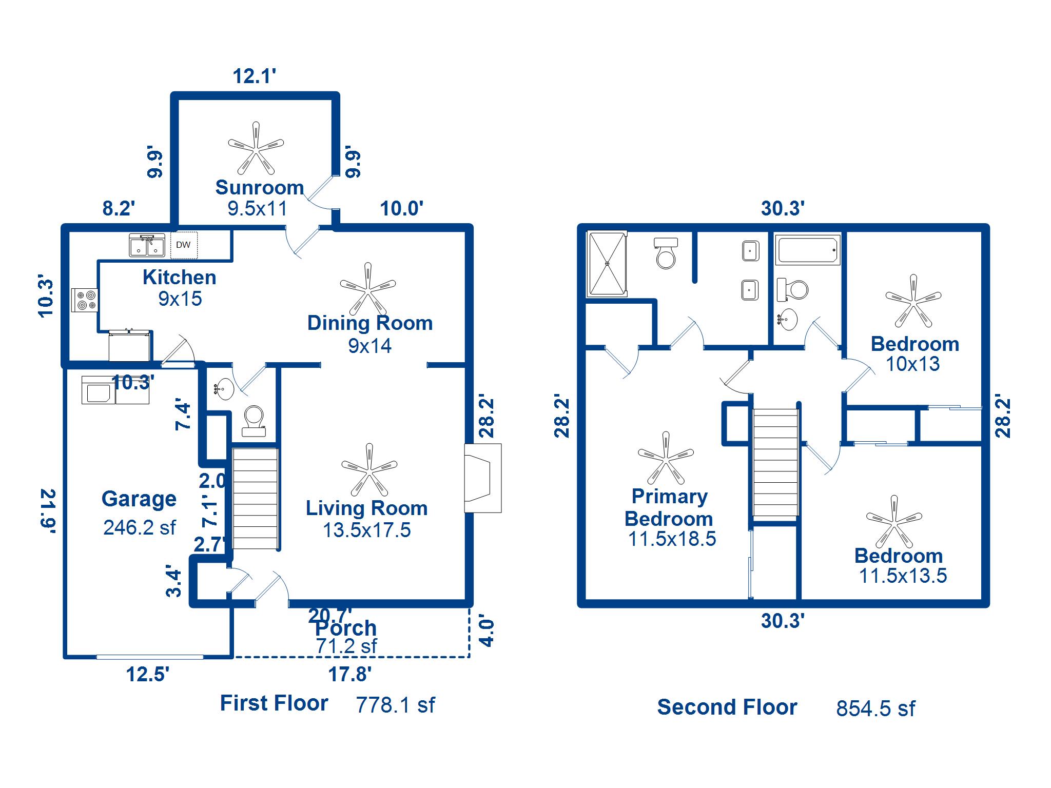 277 Two Hitch Road Goose Creek, SC 29445 - Photo 36 of 36 277 Two Hitch Floor plan