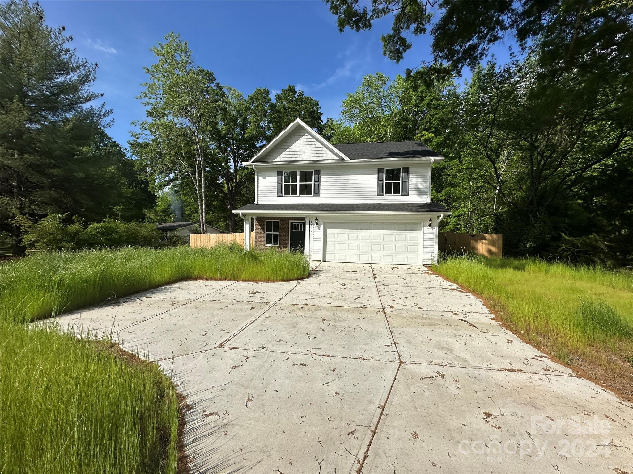 a house with a yard