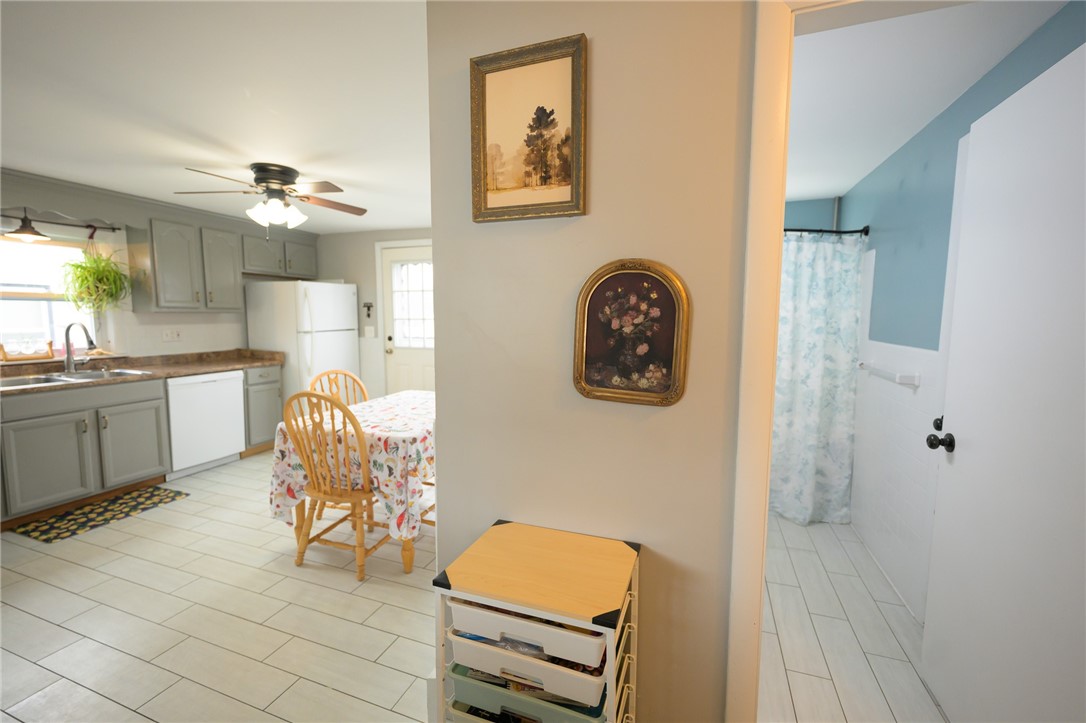 220 Shawmut Avenue Central Falls, RI 02863 - Photo 9 of 25 View in hallway showing kitchen and bath
