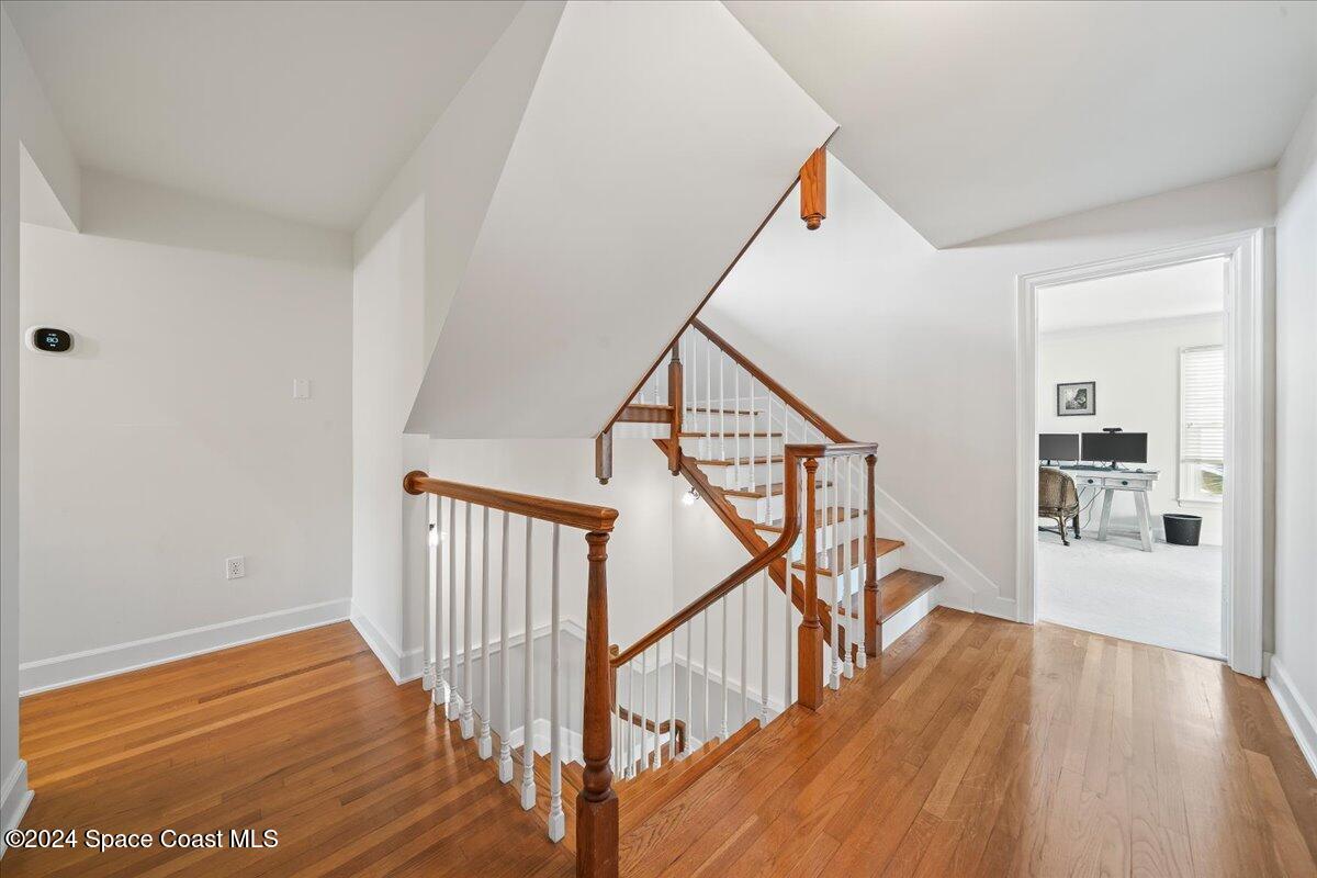 2420 Rocky Point Road Malabar, FL 32950 - Photo 41 of 97 a view of an entryway with wooden floor