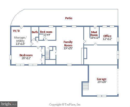 9609 Clarks Crossing Road Vienna, VA 22182 - Photo 27 of 28 Lower Level Floor plan