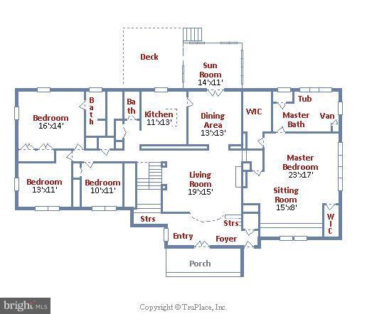 9609 Clarks Crossing Road Vienna, VA 22182 - Photo 28 of 28 Upper Level Floor Plan