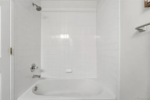 a close up of a bathtub