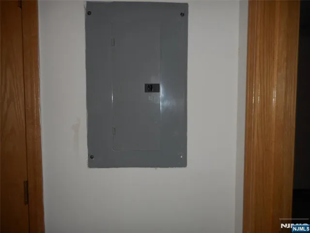 a close view of a bathroom