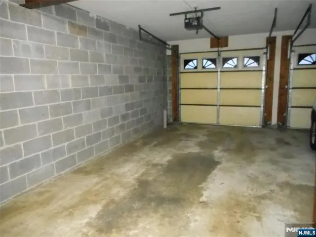 a view of a glass door