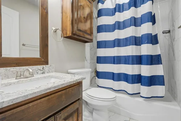 a front view of house with yard and seating area