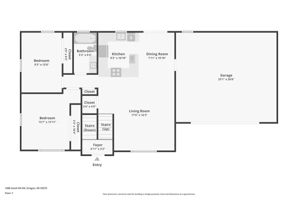 $449,900 | 1686 Sand Hill Road, Oregon, WI 53575