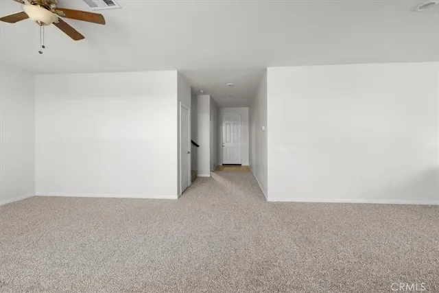 a view of hallway with stairs