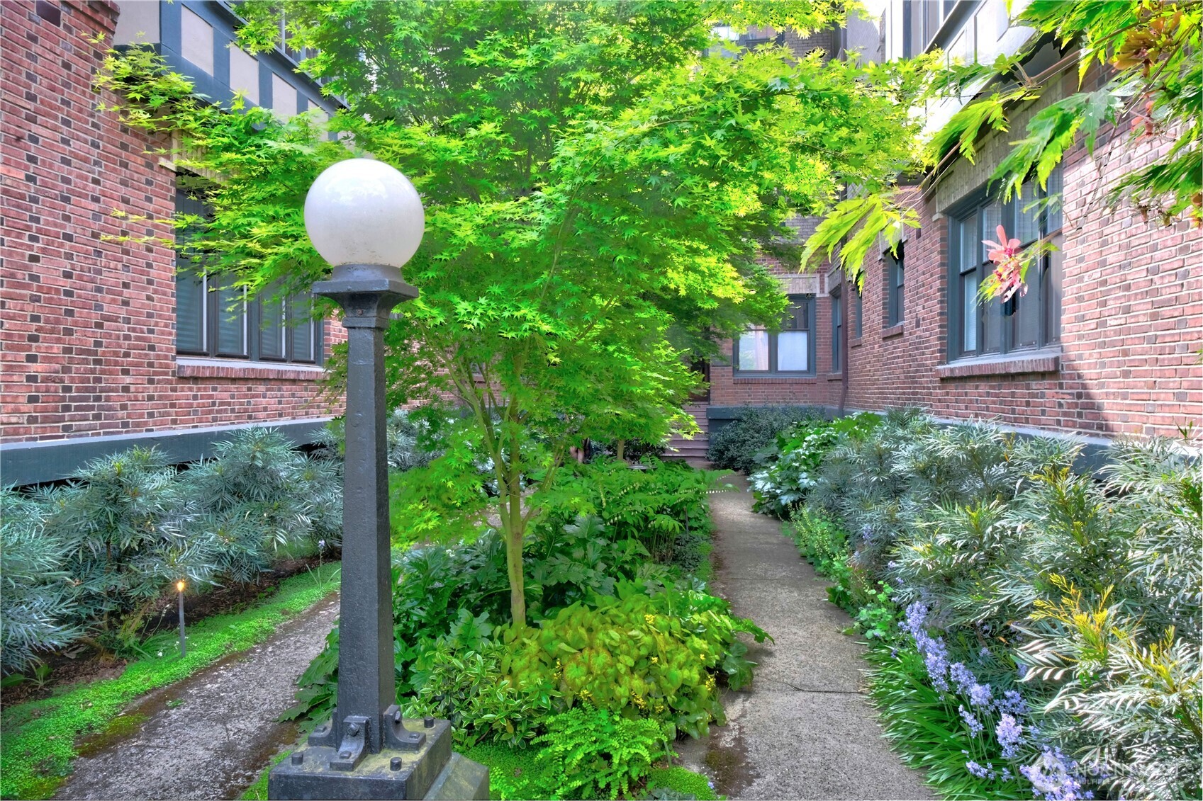 409 16th Avenue East, Unit 21 Seattle, WA 98112 - Photo 4 of 25 a front view of a house with a yard and a garden