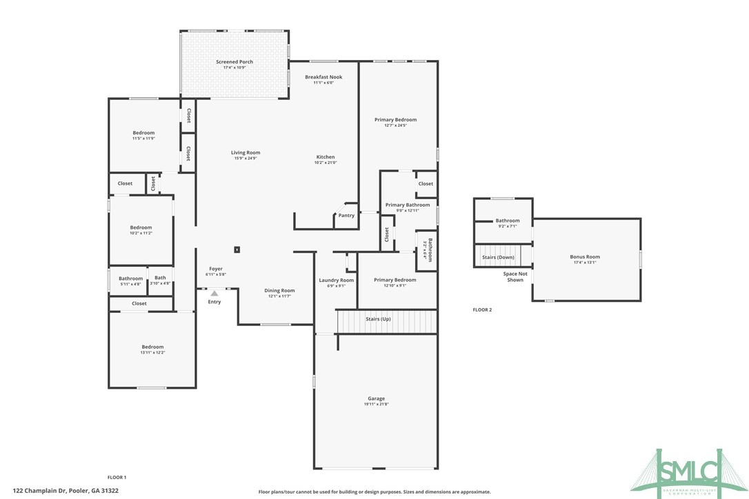 122 Champlain Drive Pooler, GA 31322 - Photo 50 of 50 Floor Plan