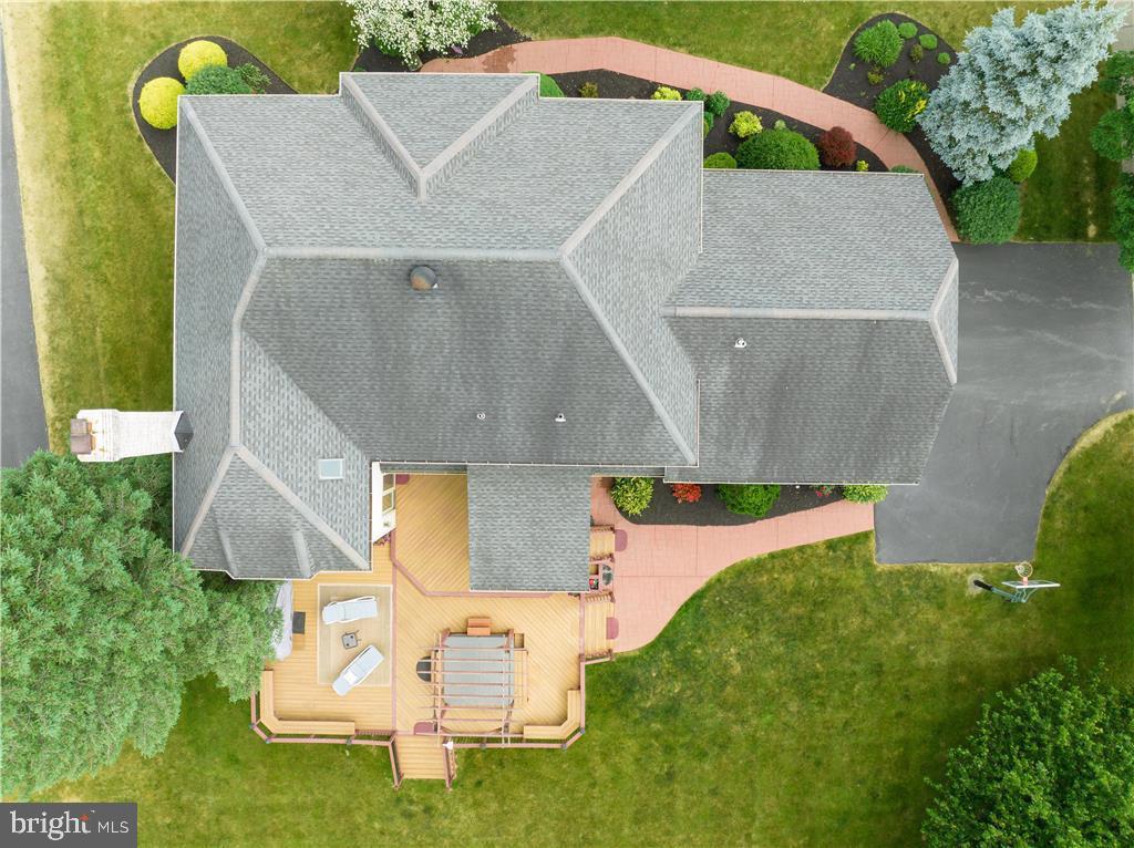 2154 Gorton Road Macungie, PA 18062 - Photo 47 of 49 an aerial view of a house with backyard