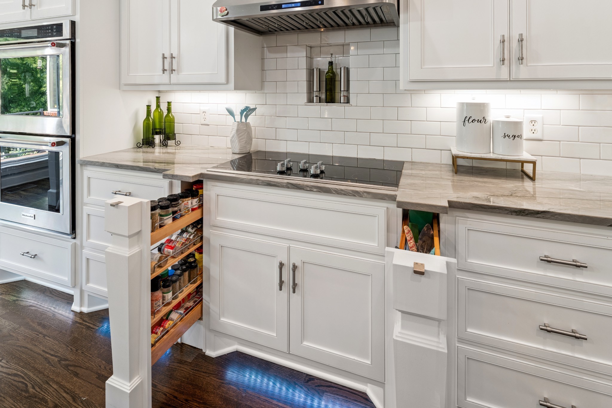 238 Ridgewater Way Mount Juliet, TN 37122 - Photo 11 of 67 a kitchen with stainless steel appliances white cabinets and a wooden floor