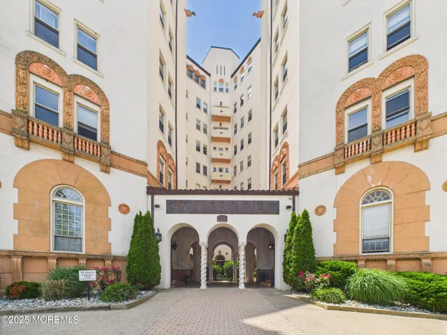a view of a building with a entrance
