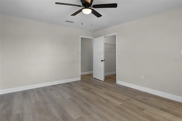 wooden floor in an empty room