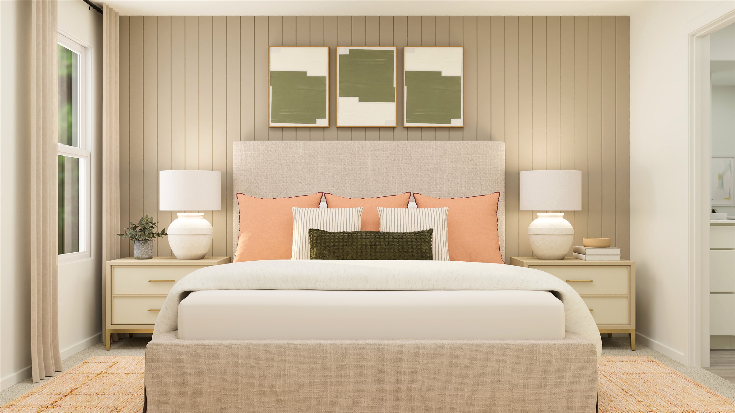 322 Pink Footed Pass Kyle, TX 78640 - Photo 28 of 31 a bedroom with a bed and a night stand