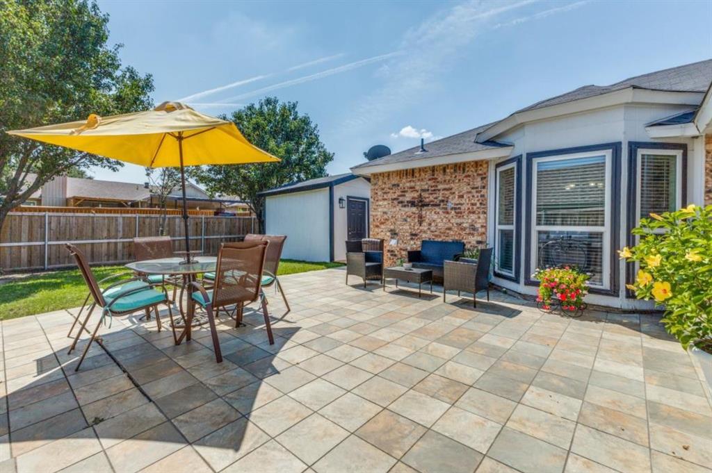 2020 Meadowbrook Drive Mesquite, TX 75149 - Photo 26 of 31 View of patio featuring an outdoor living space and outdoor dining area