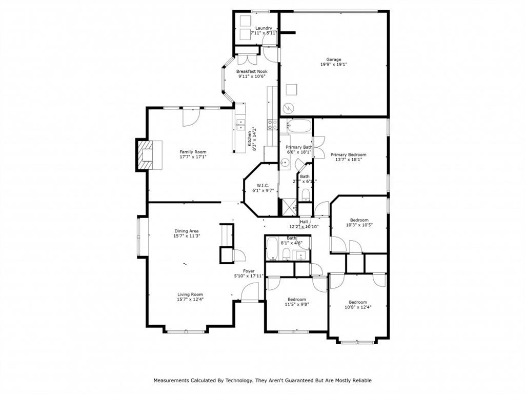 2020 Meadowbrook Drive Mesquite, TX 75149 - Photo 31 of 31 View of floor plan / room layout