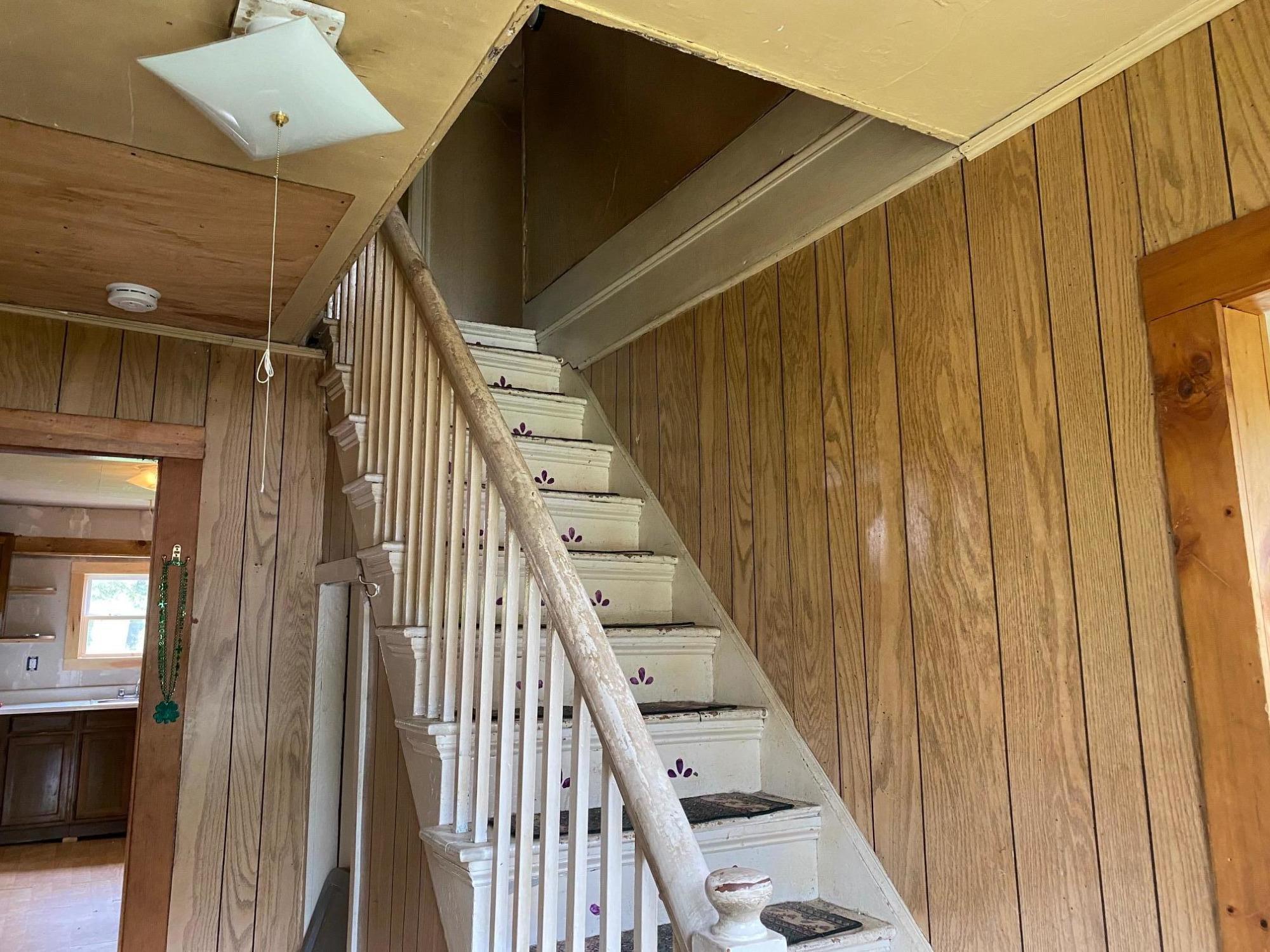270 North Lubec Road Lubec, ME 04652 - Photo 9 of 22 11. Front Hall stair case. jpg