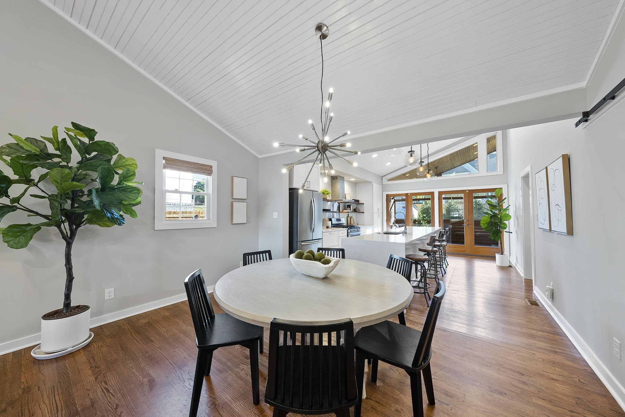 716 Van Buren Road Raleigh, NC 27604 - Photo 8 of 29 a view of a dining room with furniture window and wooden floor