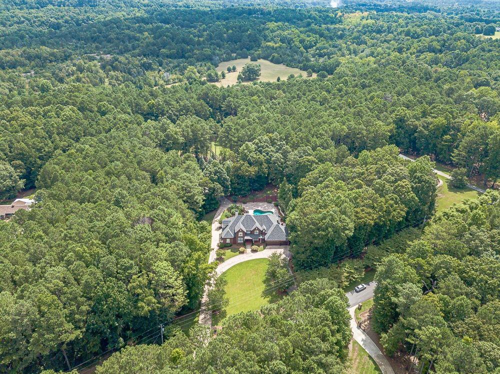 2431 Rabbit Farm Circle Loganville, GA 30052 - Photo 60 of 65 an aerial view of a residential houses with outdoor space and trees all around