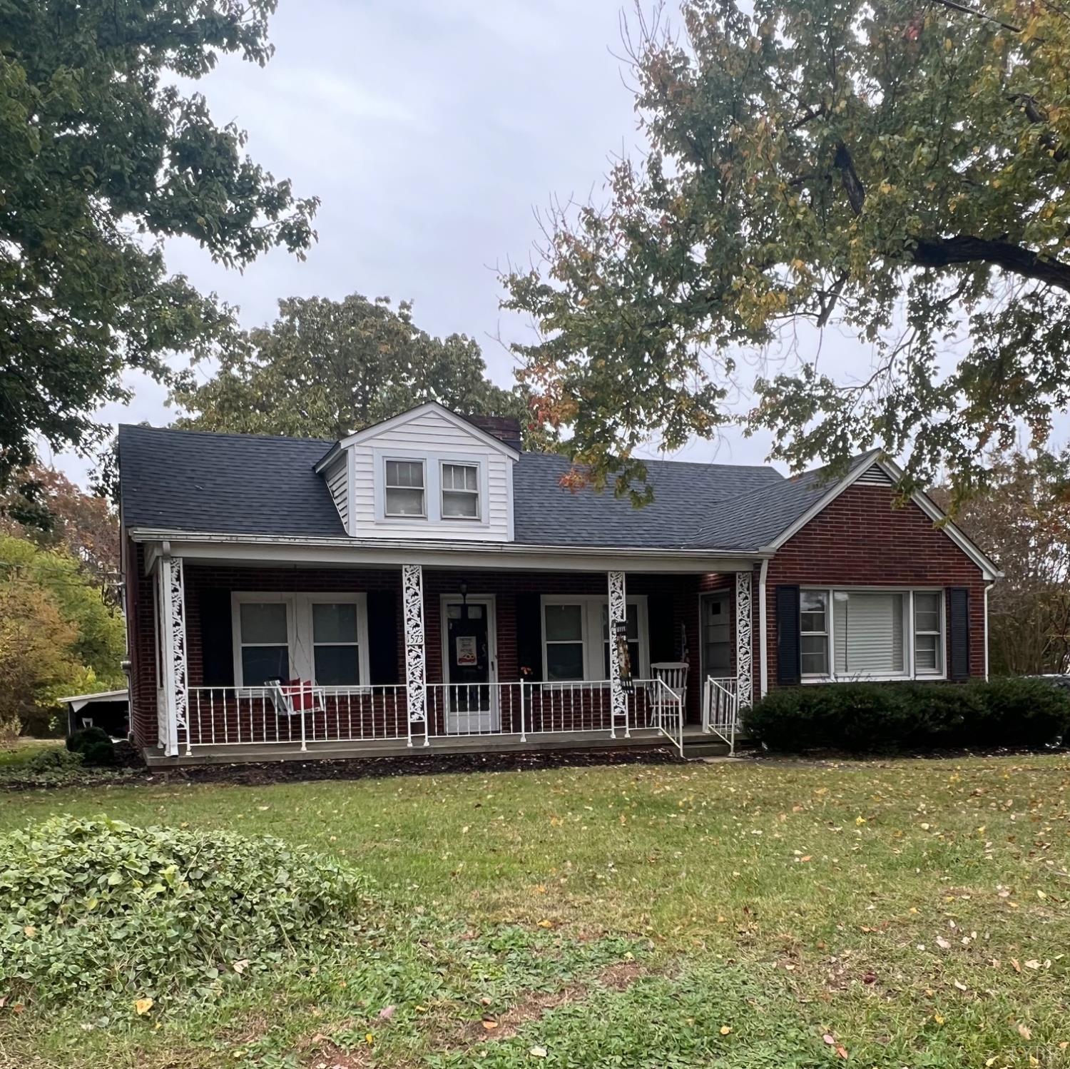 a view of a house with a swimming pool