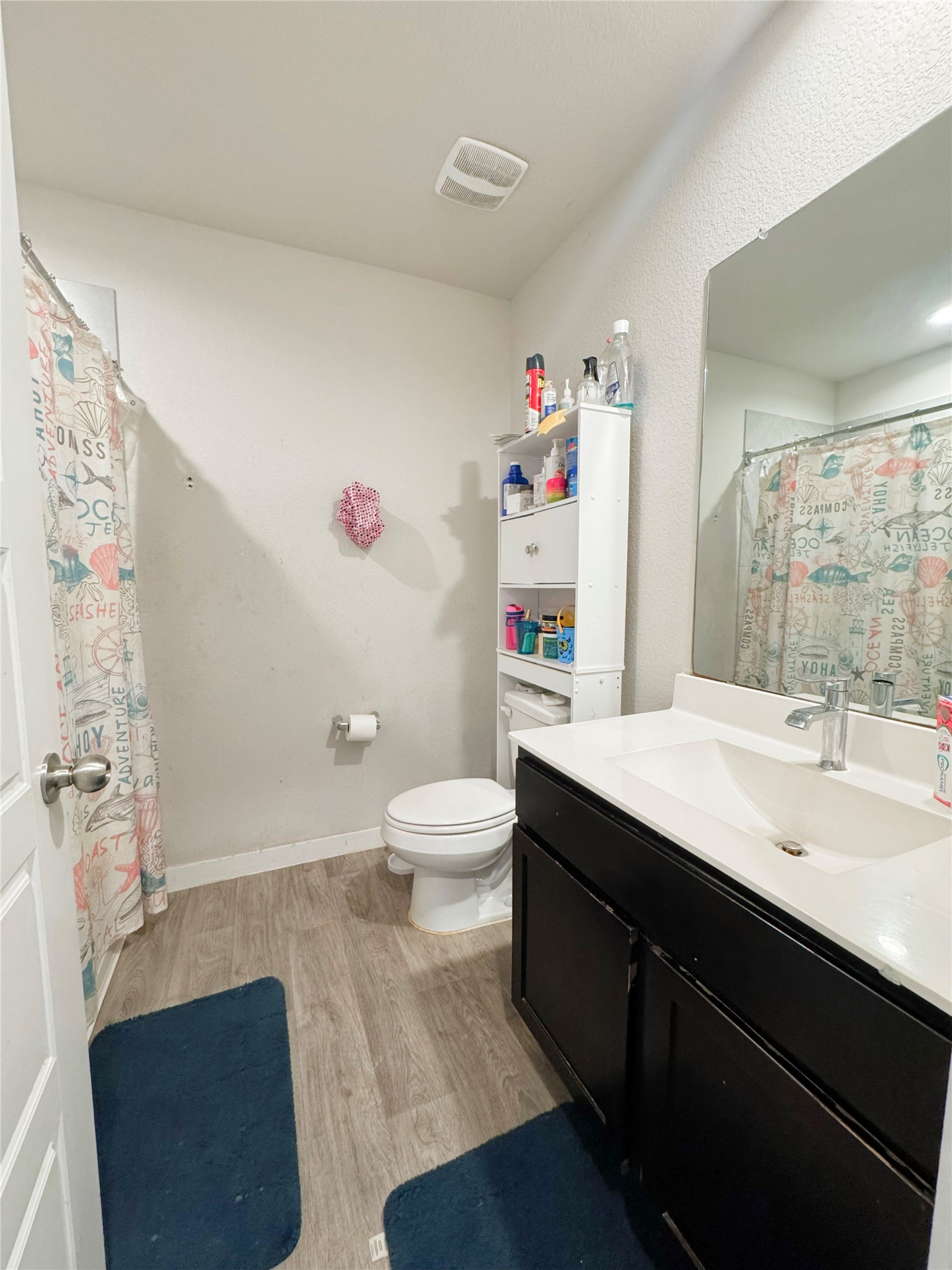 12711 Basinghall Lane Houston, TX 77047 - Photo 19 of 25 a bathroom with a sink vanity mirror and toilet