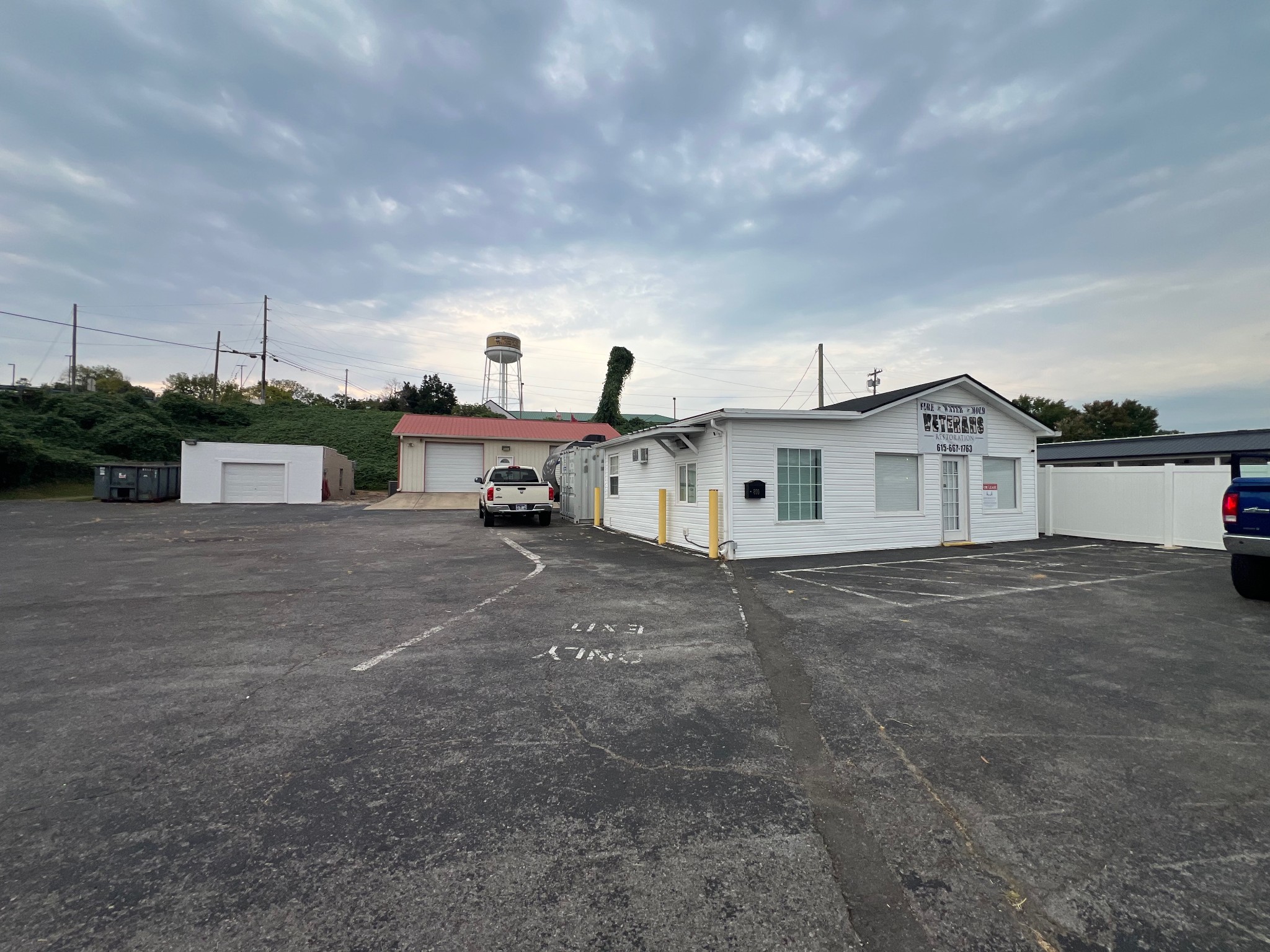 a view of a house with a outdoor space