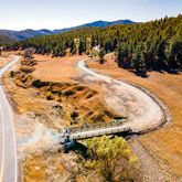 a view of a backyard of a house