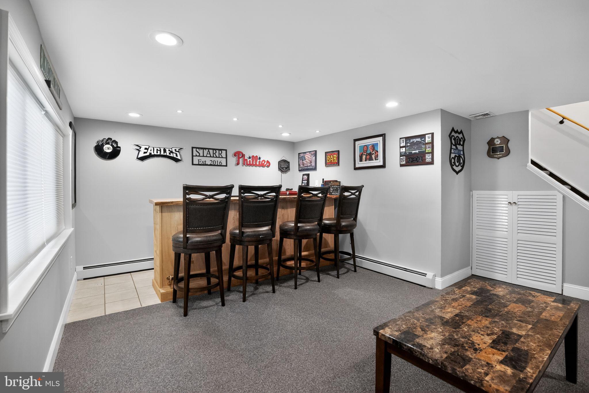 3517 Brookview Road Philadelphia, PA 19154 - Photo 21 of 28 Finished Basement with Bar